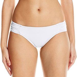 NWT La Blanca Island Goddess Side Shirred Hipster